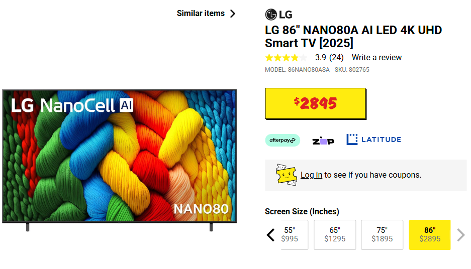 Find a product on JB Hi-Fi
